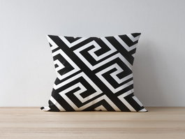 Aberto Design Funda de Cojín Multicolor 43 x 43 cm